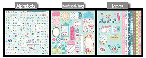 Paper Pack for Art & Craft 12 X 12 Inch - Floral