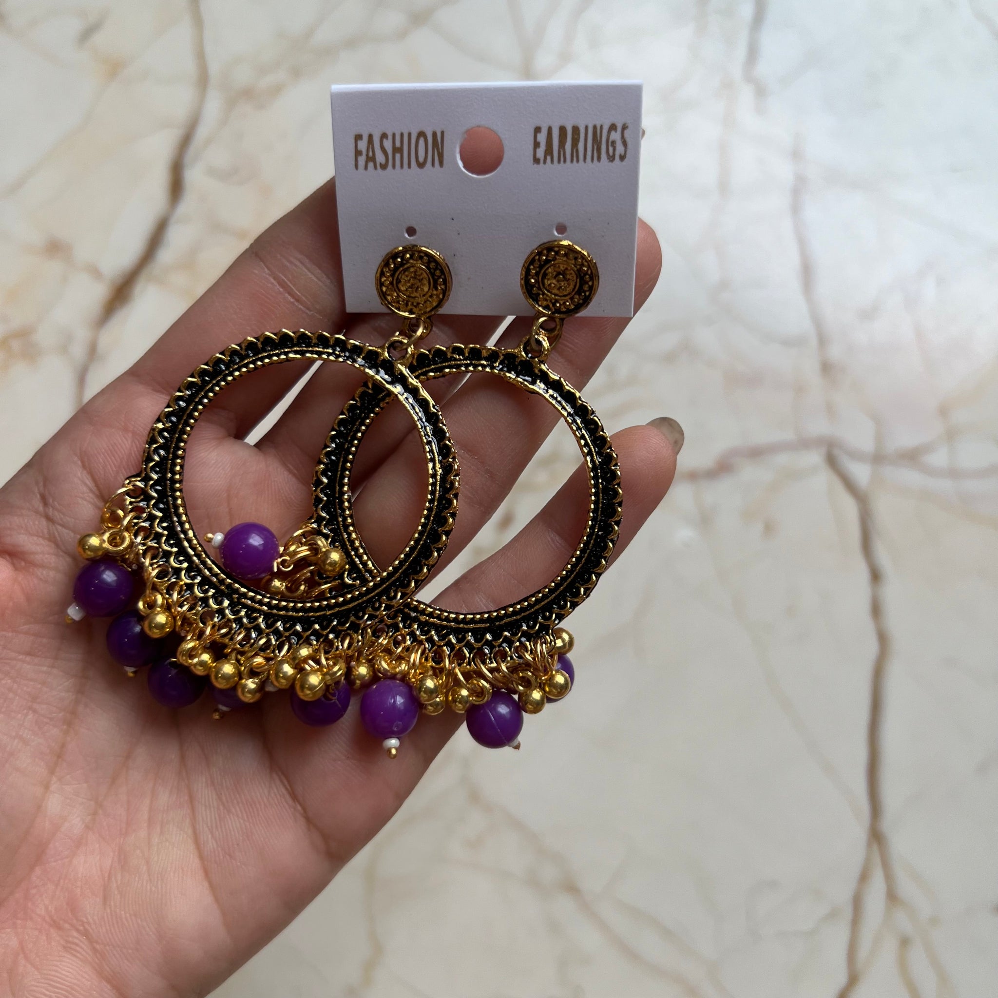 Gold Earring Bezel
