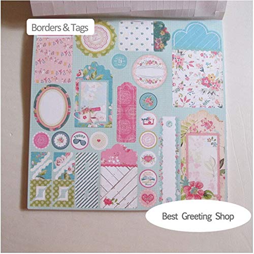 Paper Pack for Art & Craft 12 X 12 Inch - Floral
