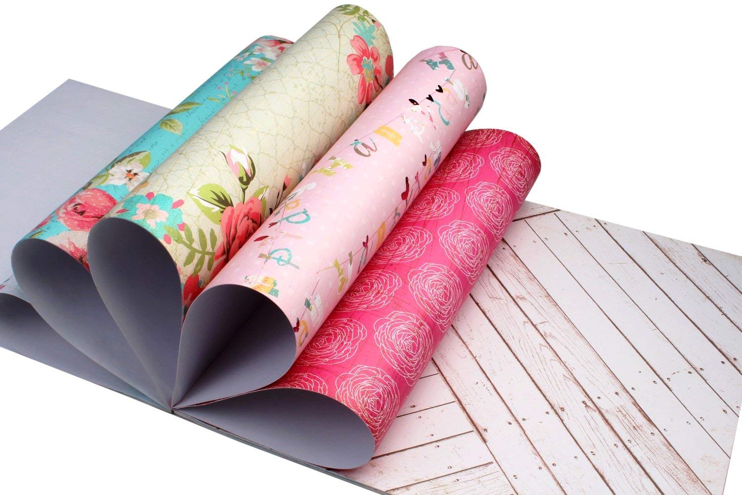 Paper Pack for Art & Craft 12 X 12 Inch - Floral