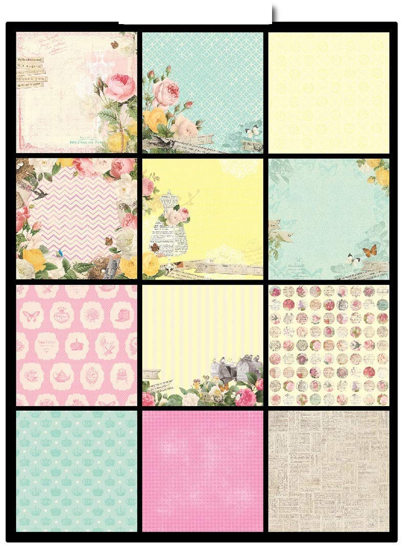 Paper Pack for Art & Craft 12 X 12 Inch - Mix