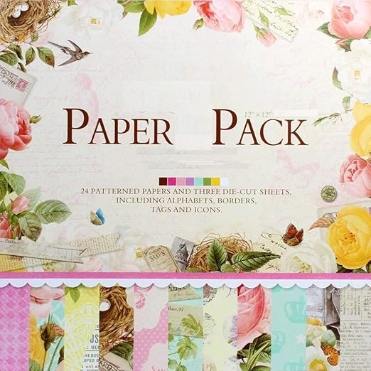 Paper Pack for Art & Craft 12 X 12 Inch - Mix