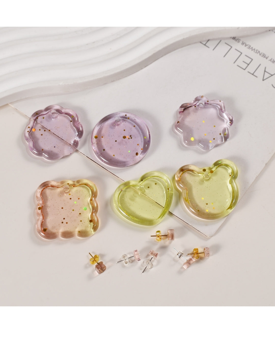 Jewellery Mould with Mixed size studs