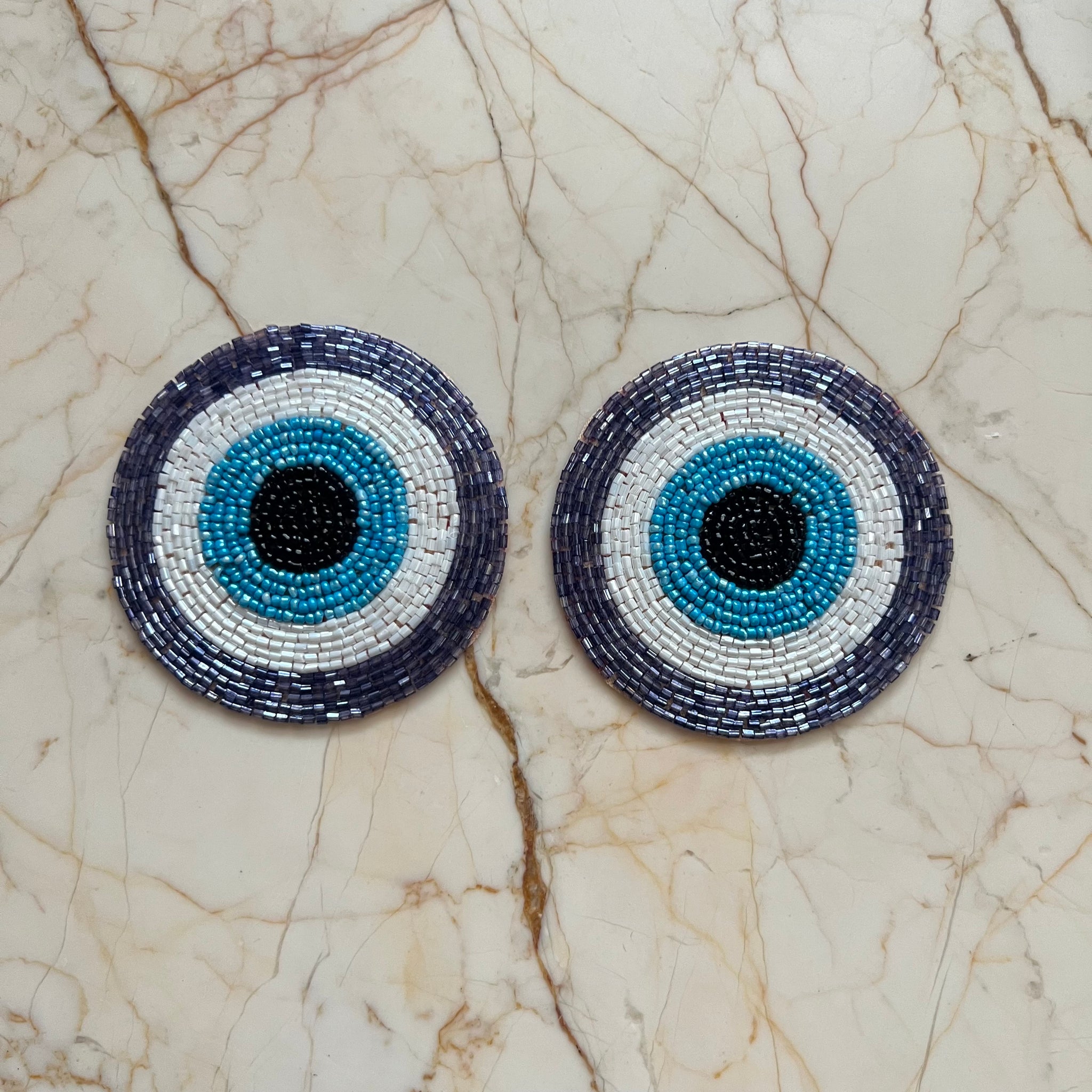 Blue Evil eye patches
