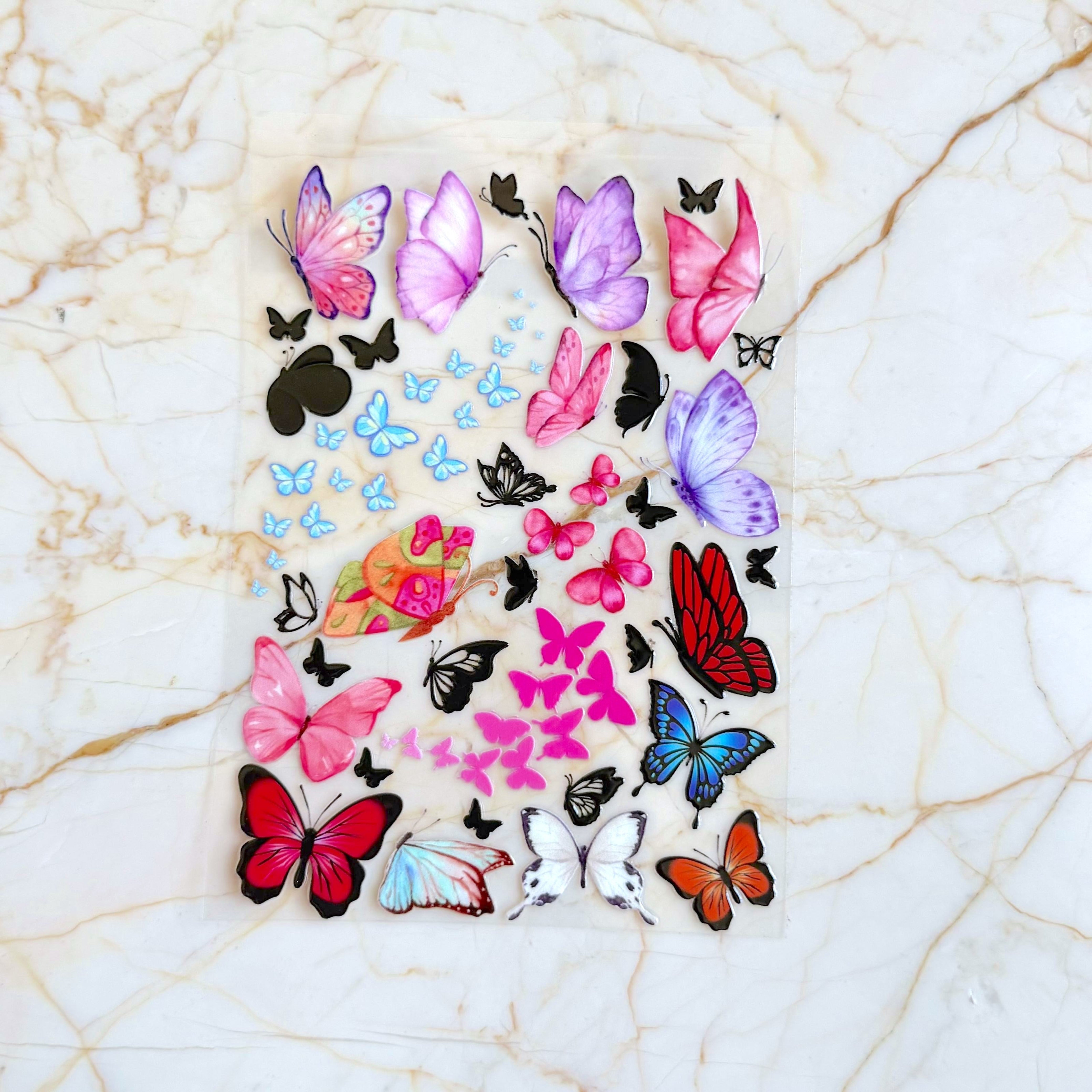 UV DTF Self Adhesive Sticker - Butterfly A