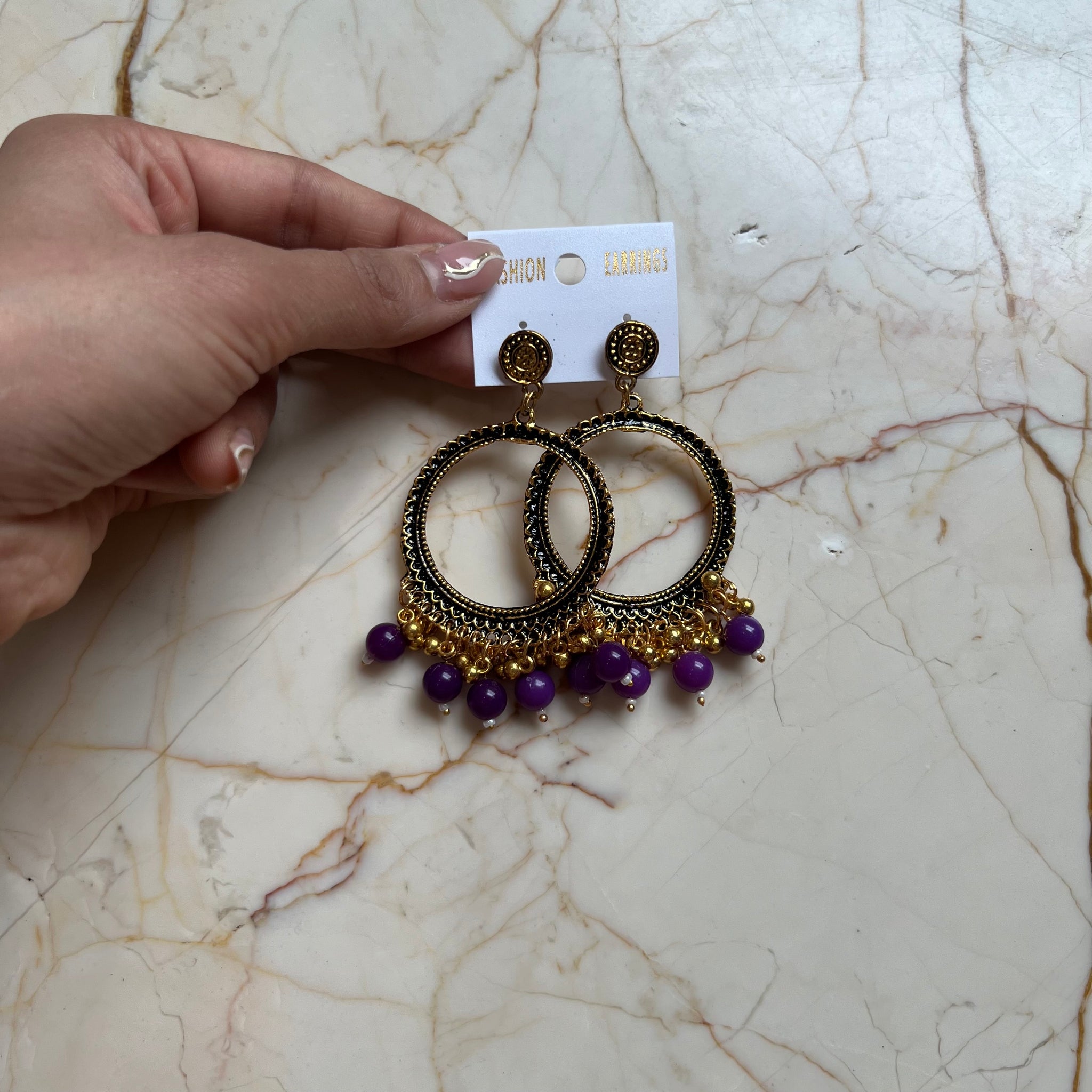 Gold Earring Bezel