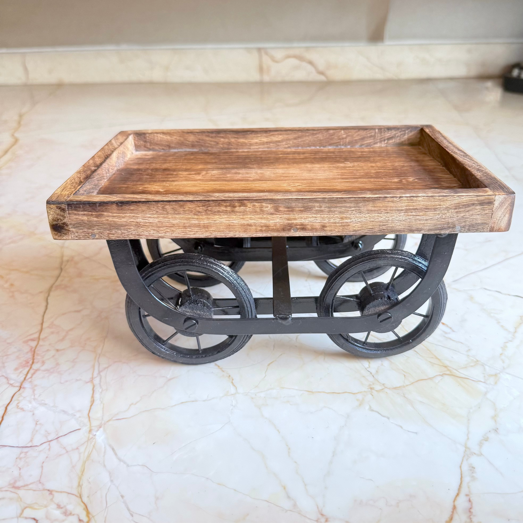 Wooden Serving Trolley