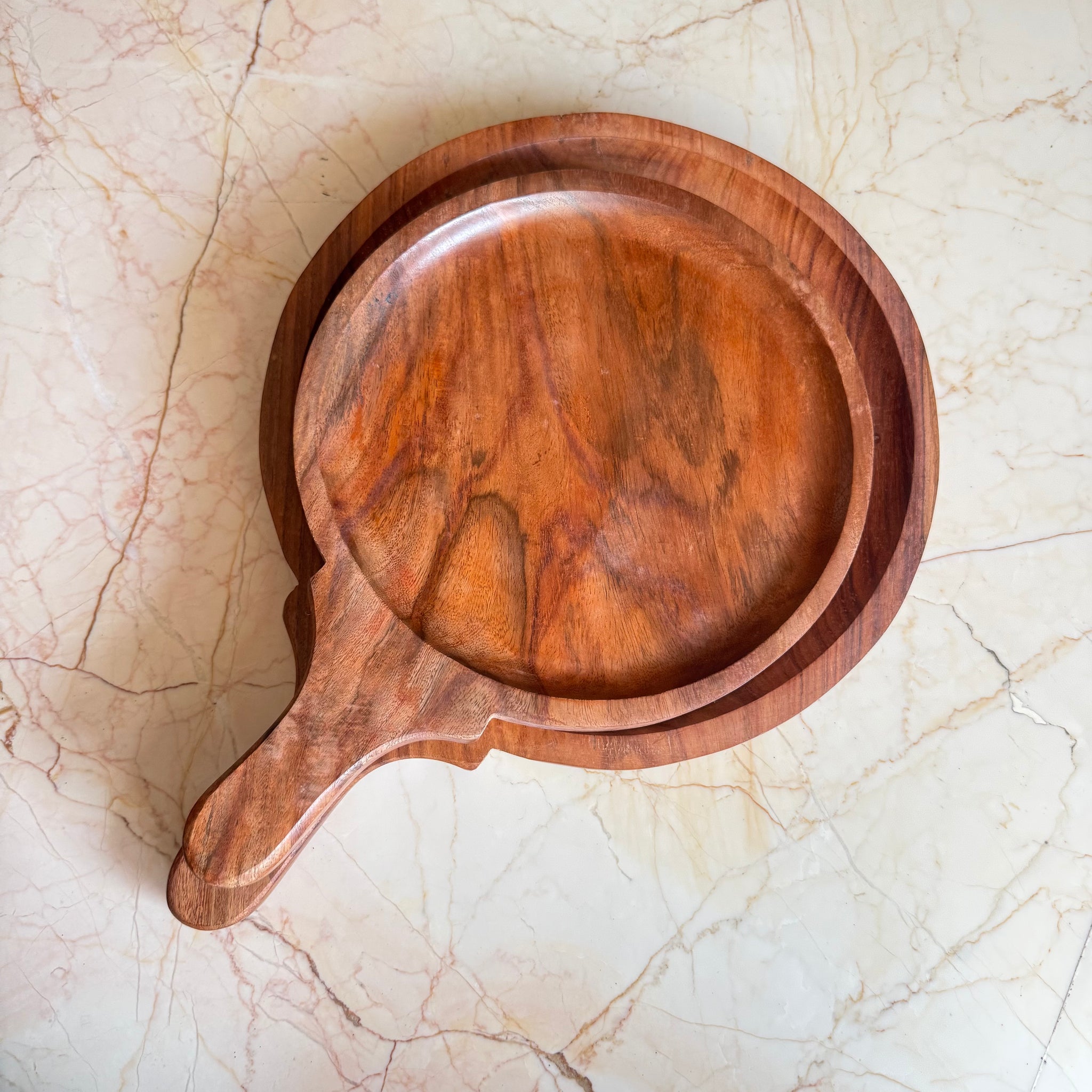 Wooden Pizza Serving Tray / Pan