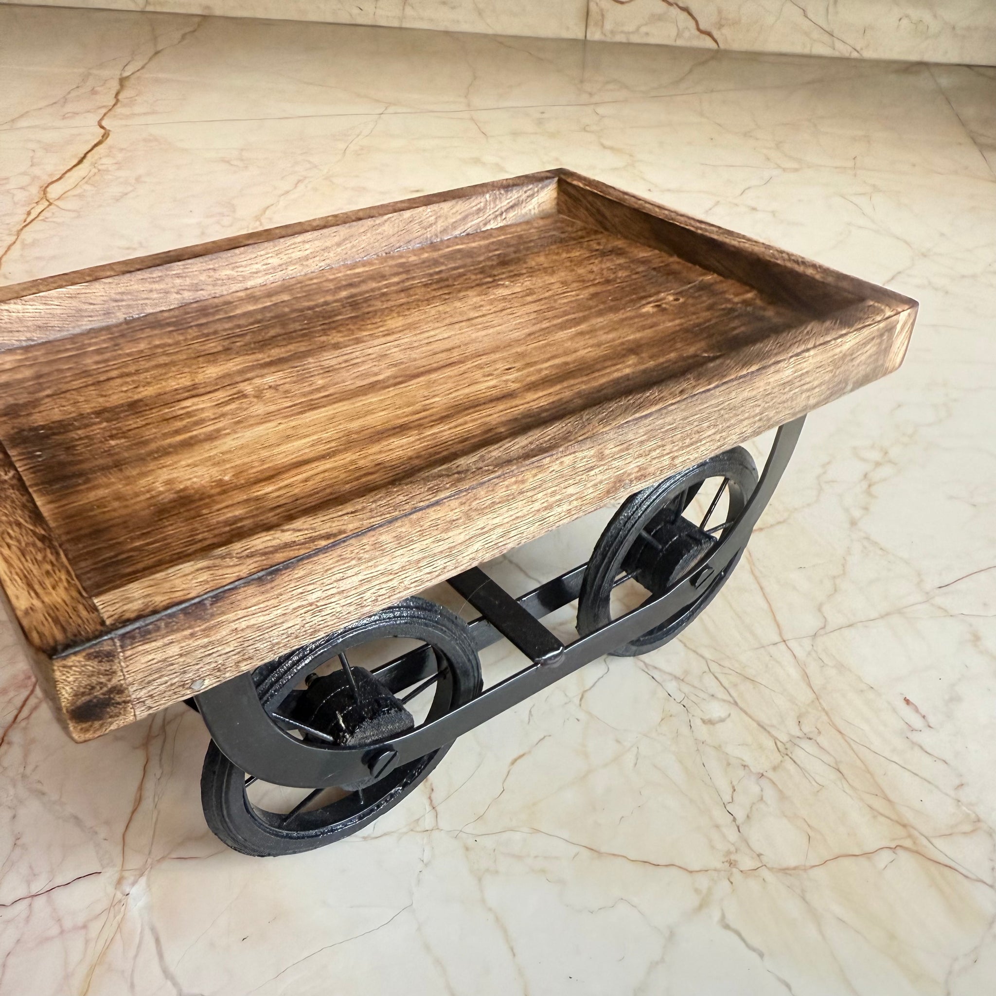 Wooden Serving Trolley