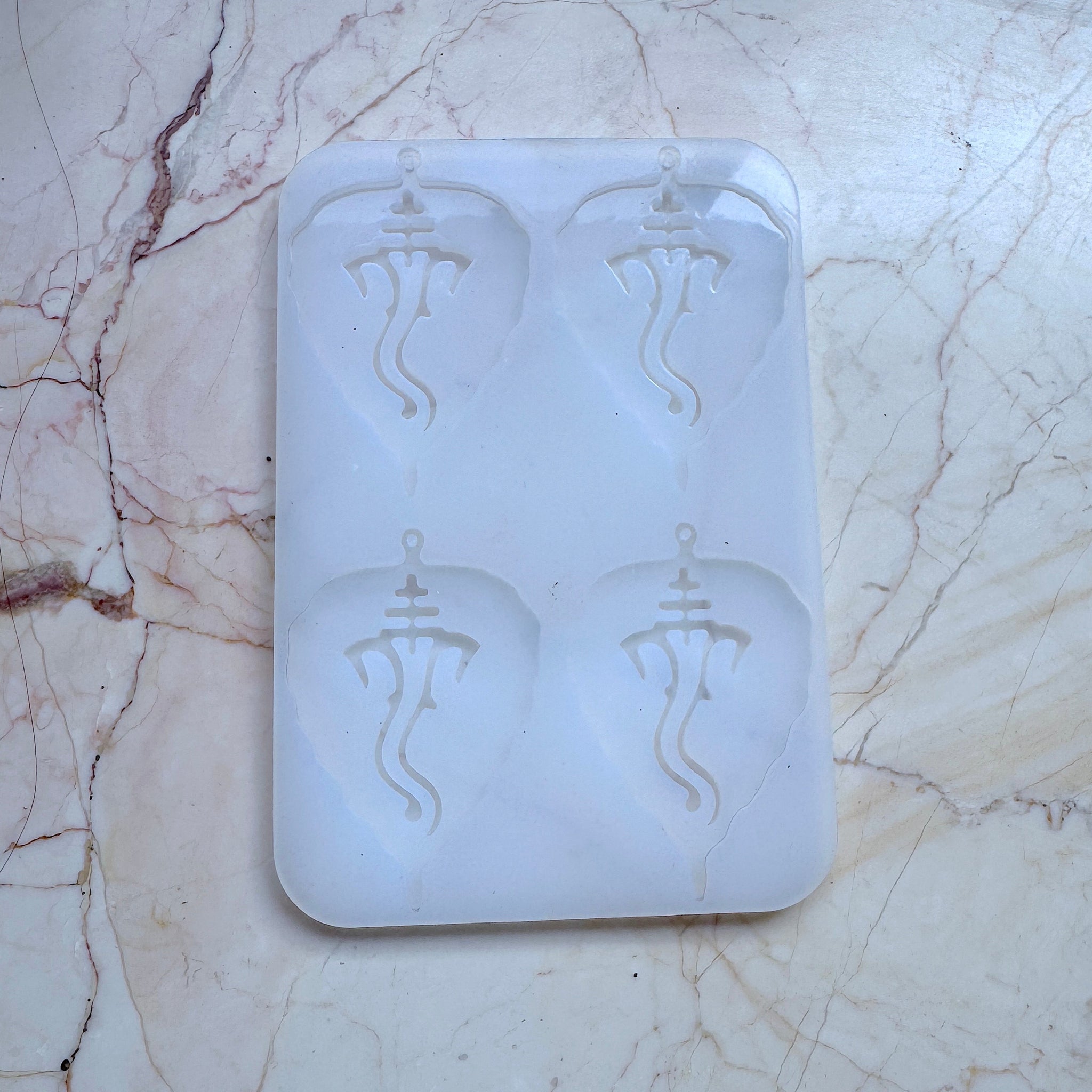silicon mould of ganesh for keychain and car hanging