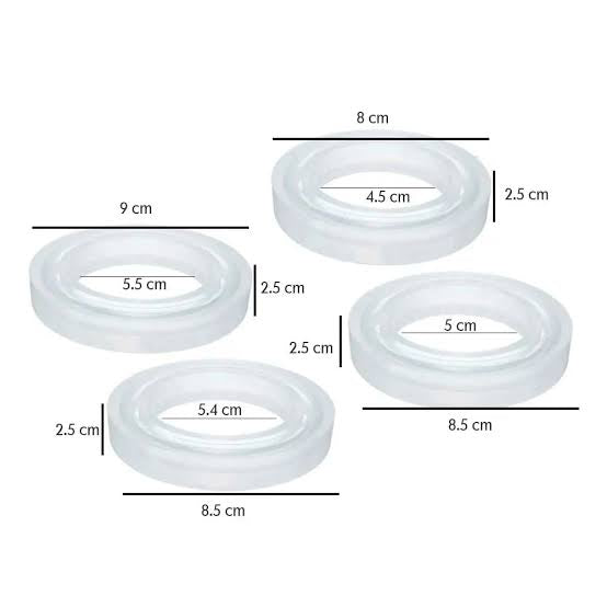 4 pc bangle mould Set
