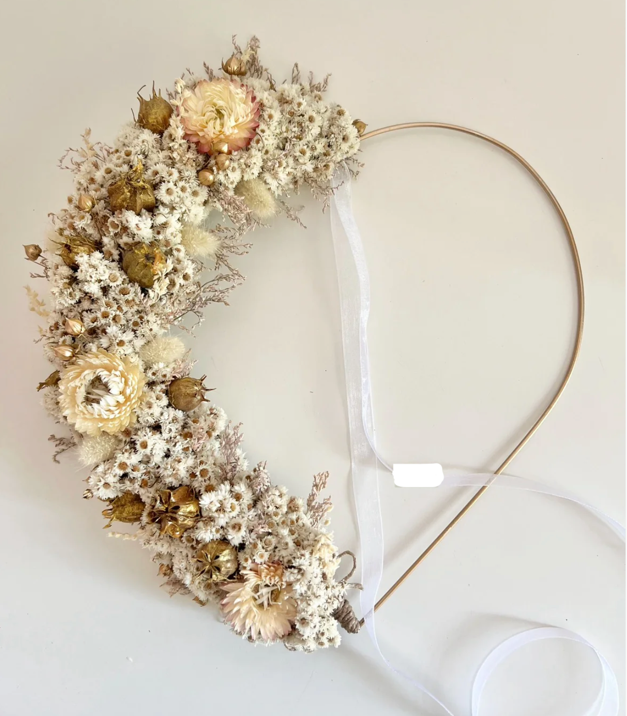 Heart Shaped Pre-decorated Hoop for Engagement Platters