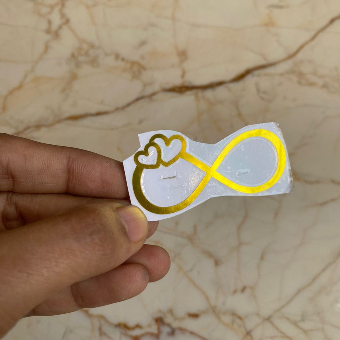 Infinity vinyl sticker - A