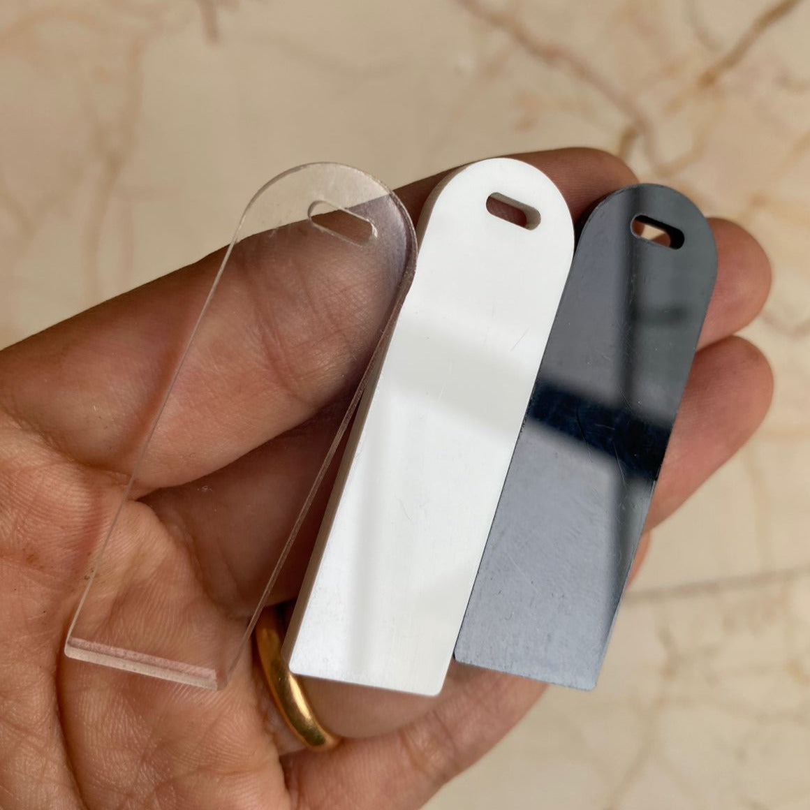 Acrylic tags / bookmarks (Small)