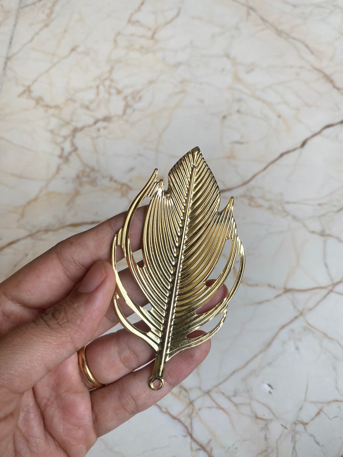 Metal Feather Cut out