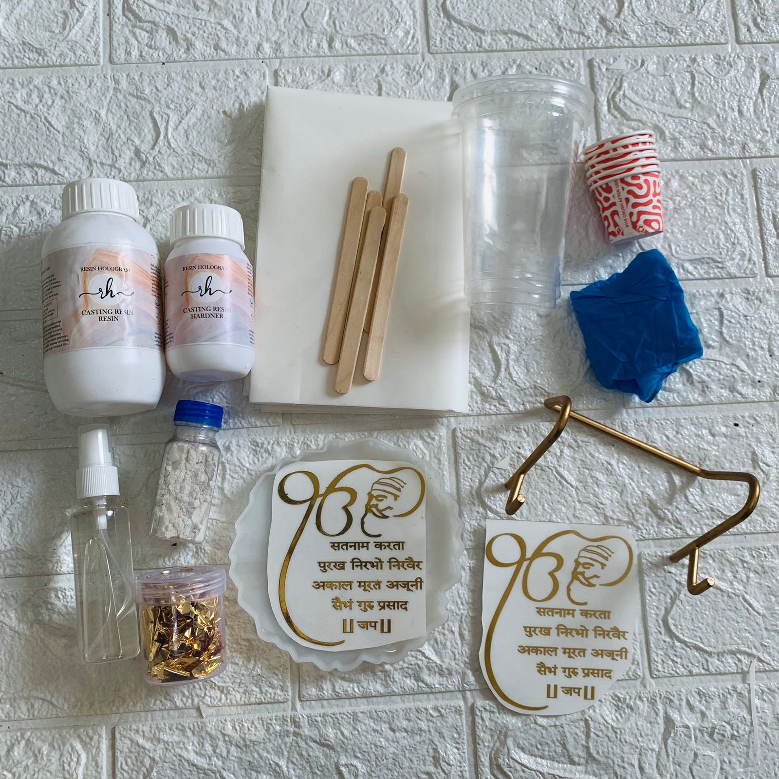 DIY Punjabi Mantra Coaster Kit