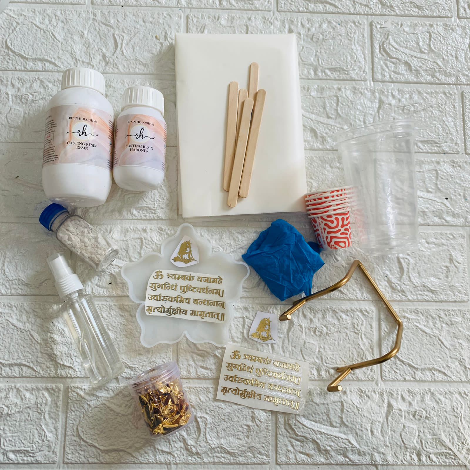 DIY Maha Mrityunjaya Mantra Coaster Kit