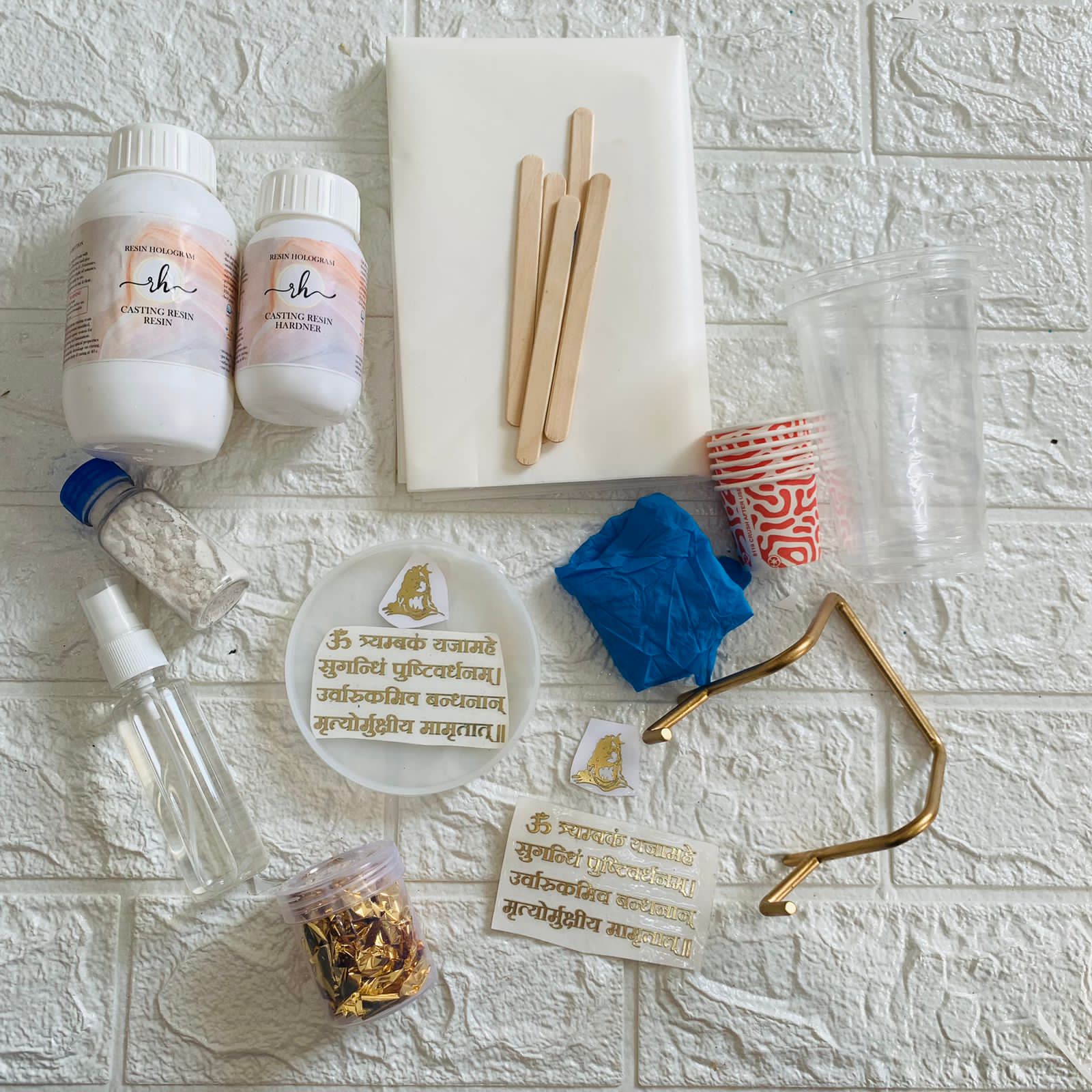DIY Maha Mrityunjaya Mantra Coaster Kit