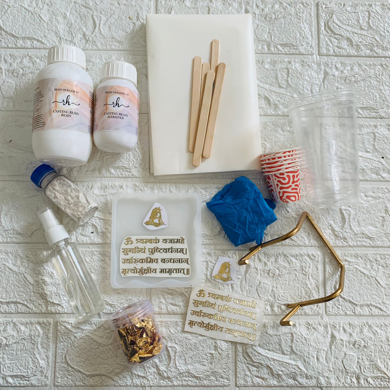 DIY Maha Mrityunjaya Mantra Coaster Kit