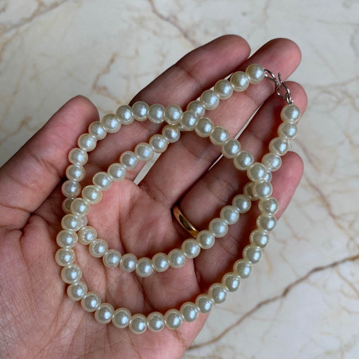 Ready Pearl Chain with S hook