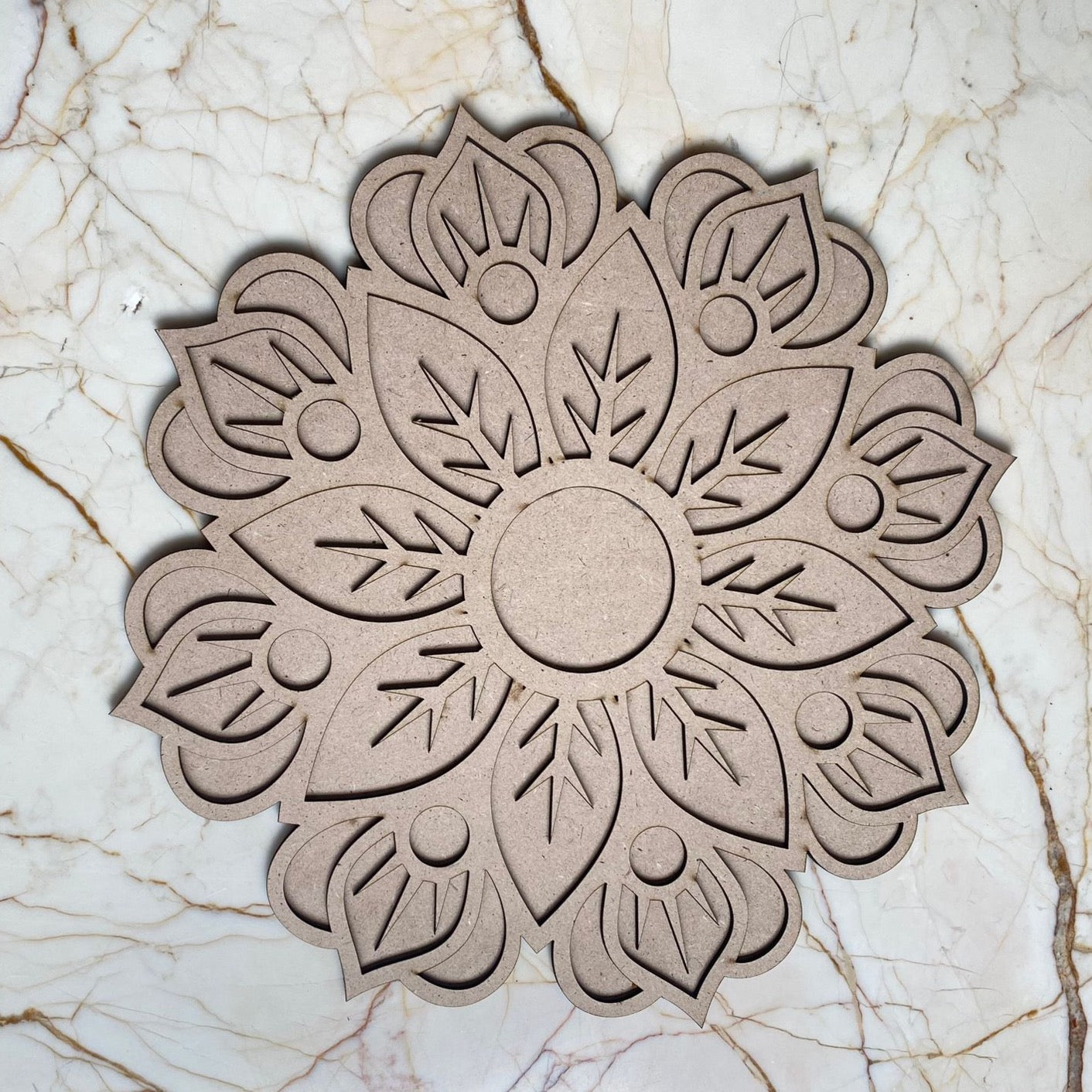 Rangoli base with Mdf Design - A