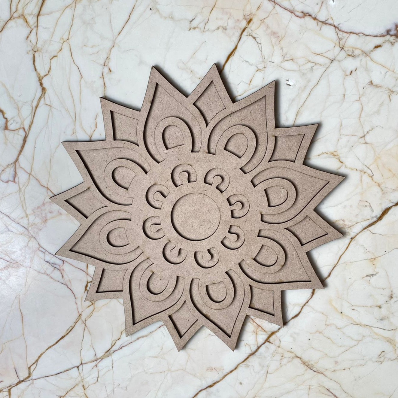 Rangoli base with Mdf Design - B