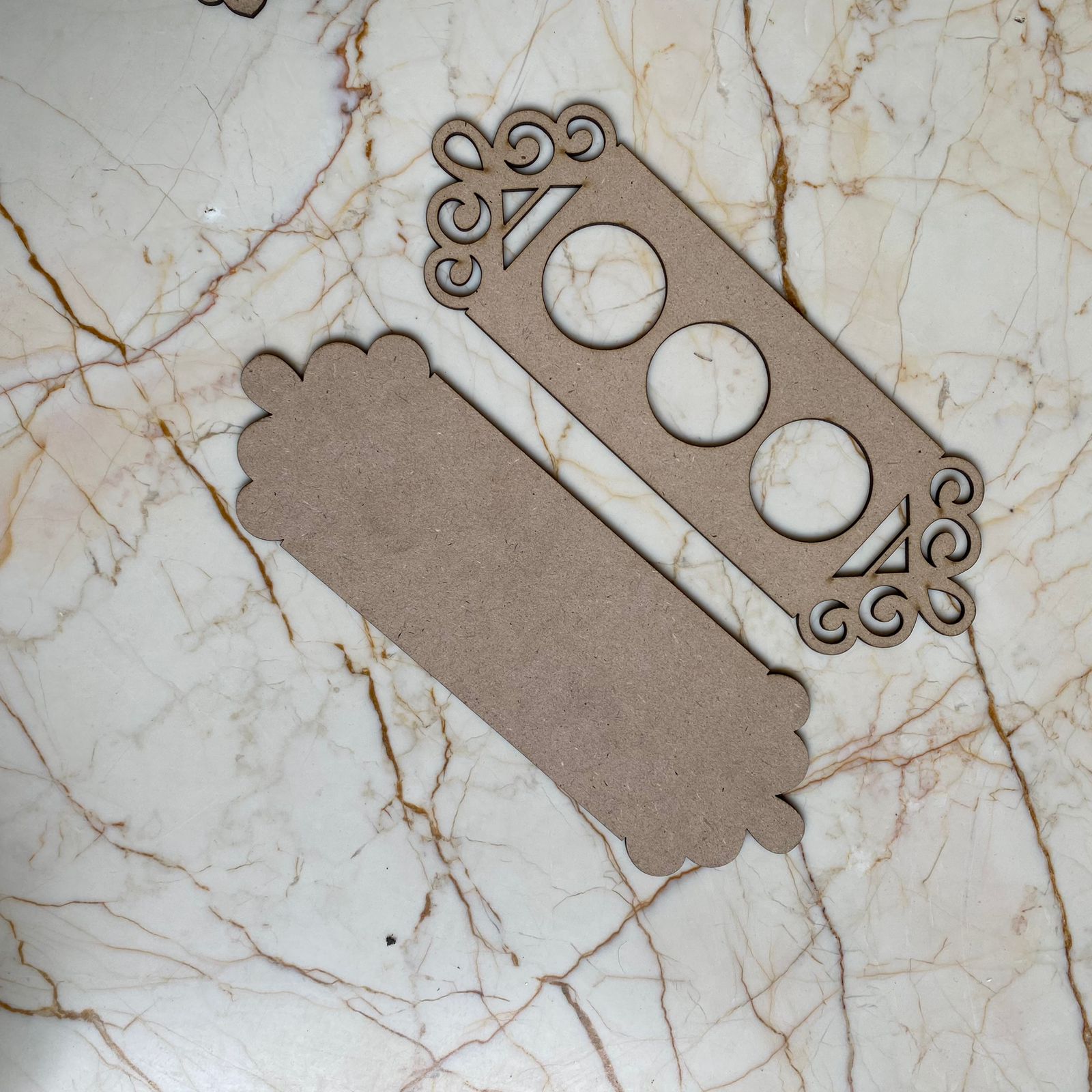 Designer MDF Tea light holder - E