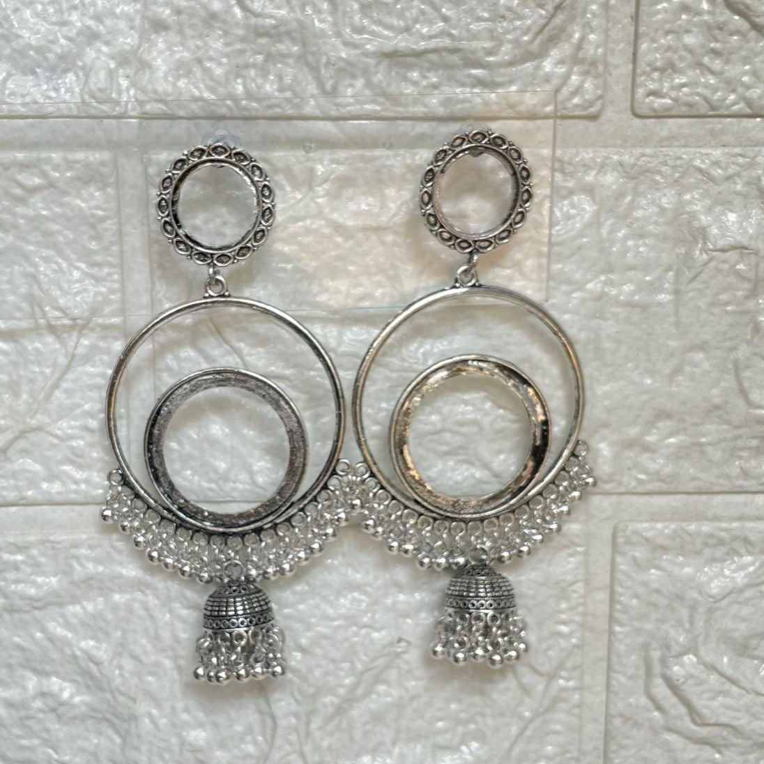 Oxidized jewellery earring - I