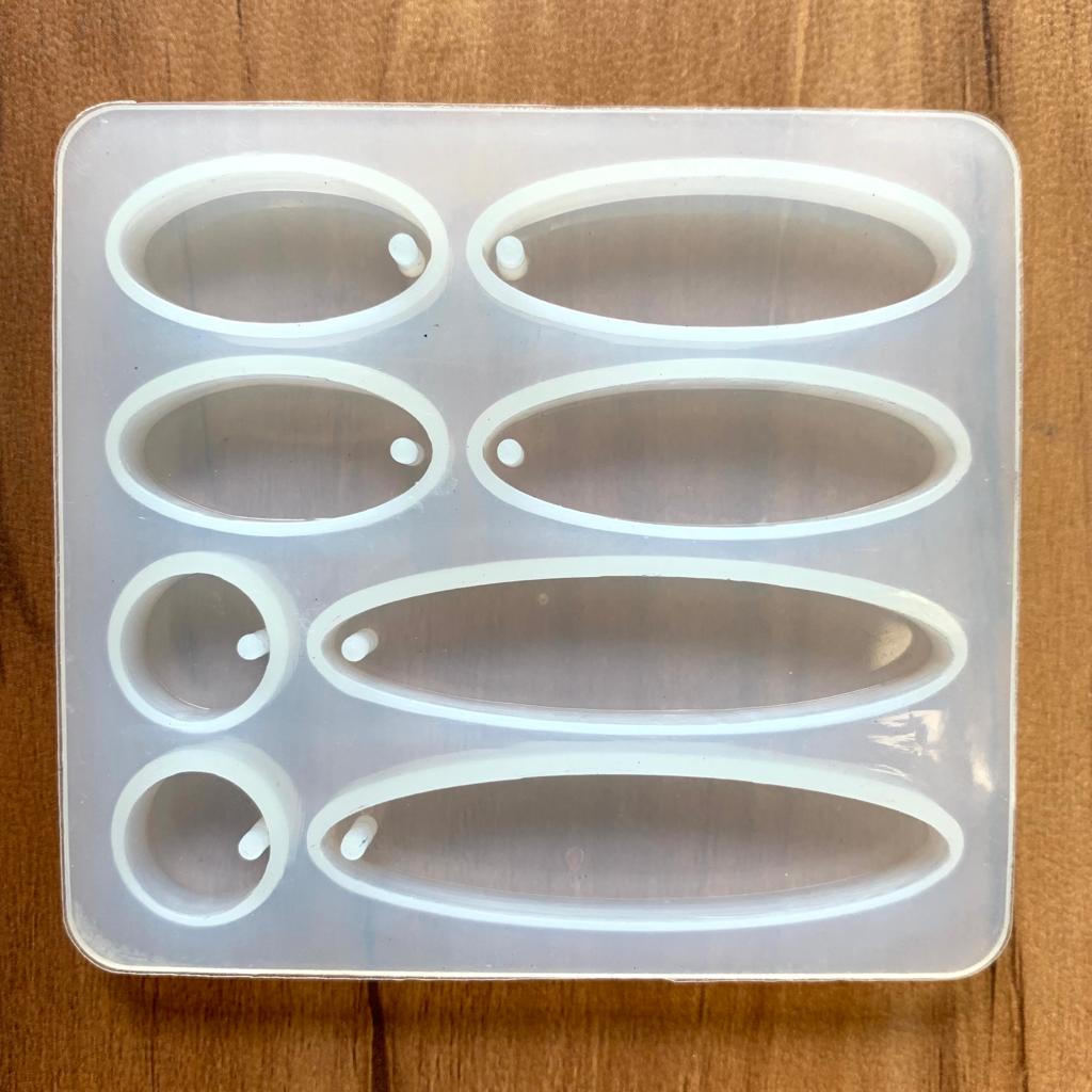 8 cavity oval mould