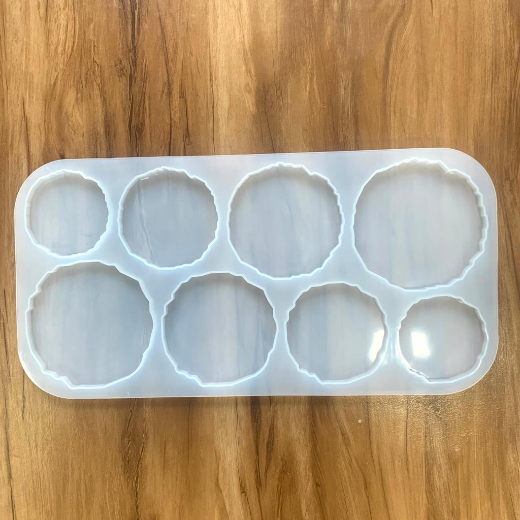 8 cavity Agate Coaster Mould