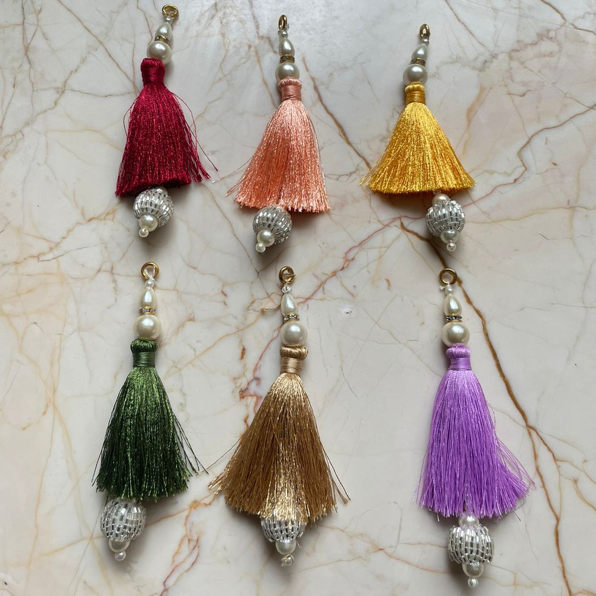 Rakhi Thread Tassel with Pearl