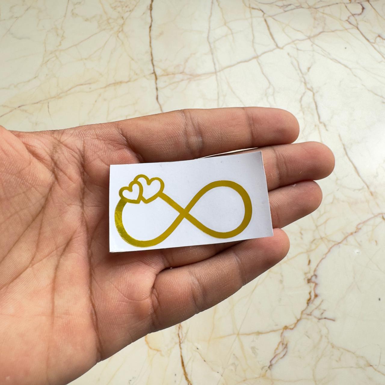 Infinity vinyl sticker - E