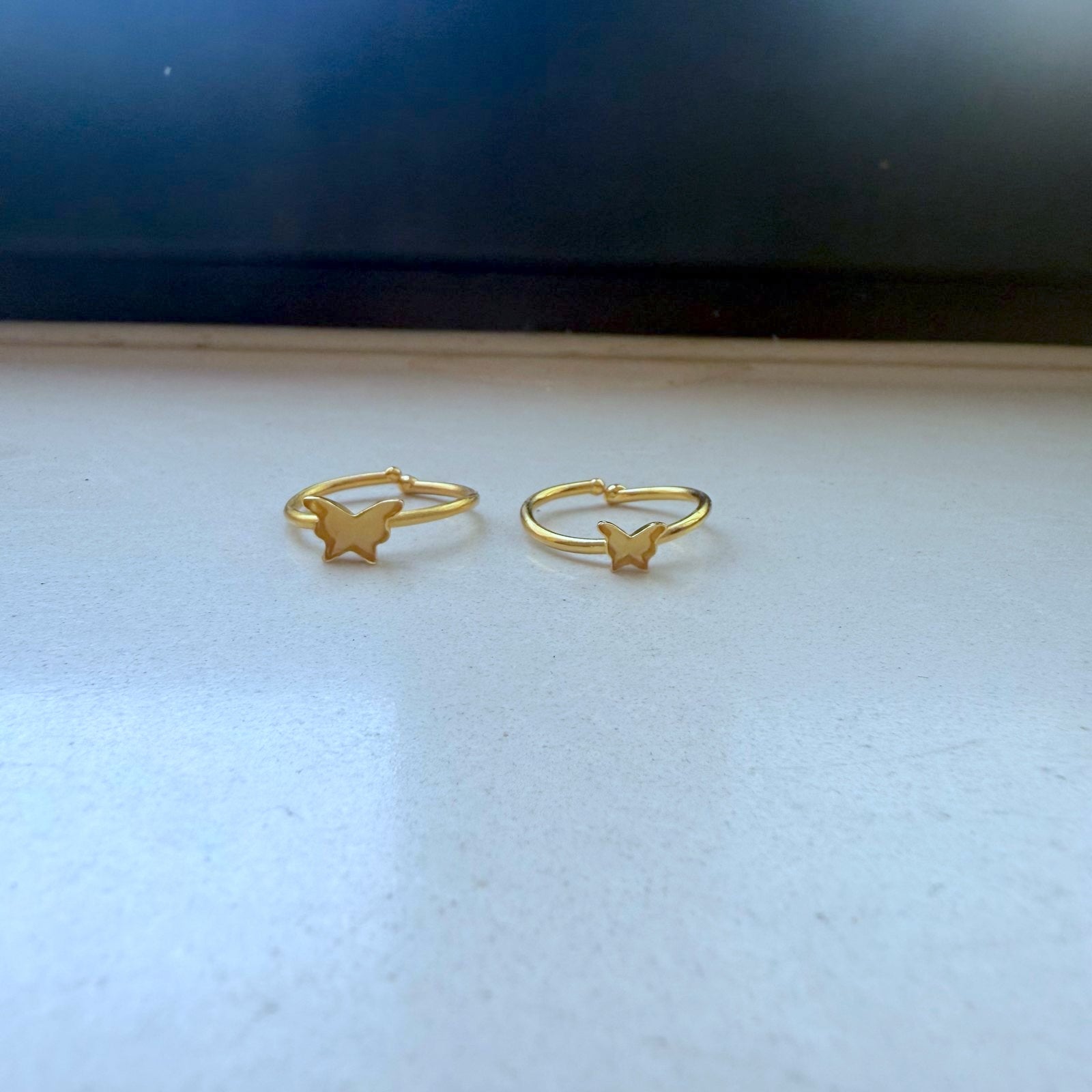 Adjustable Butterfly Ring Bezel