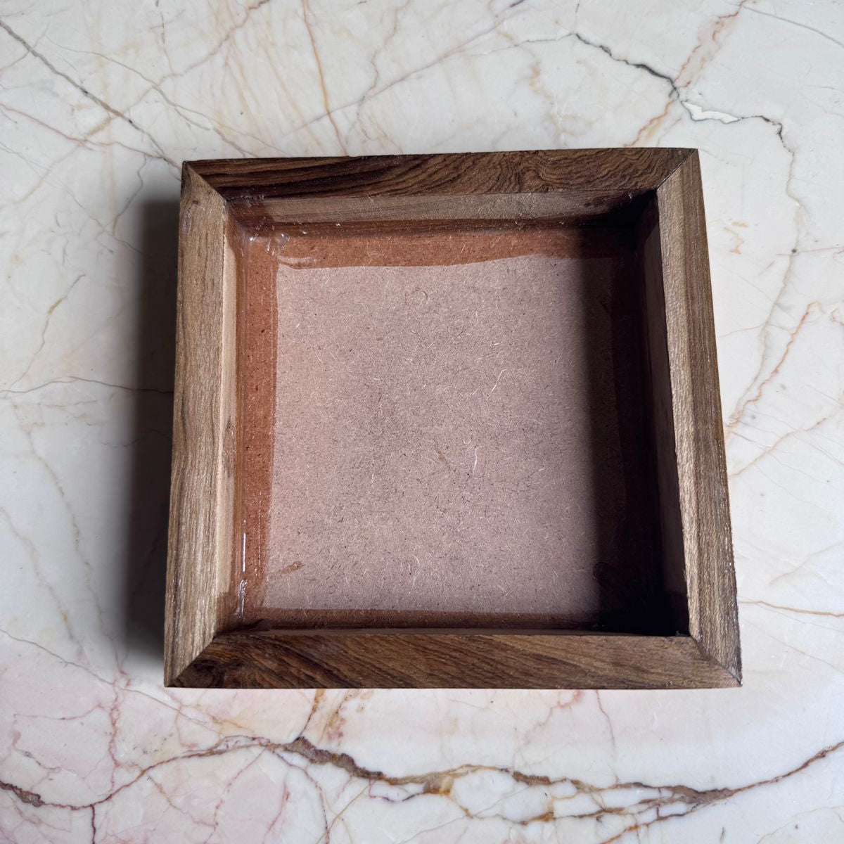 Mdf Base Frame Small Teak Wood Frame - MDF Base