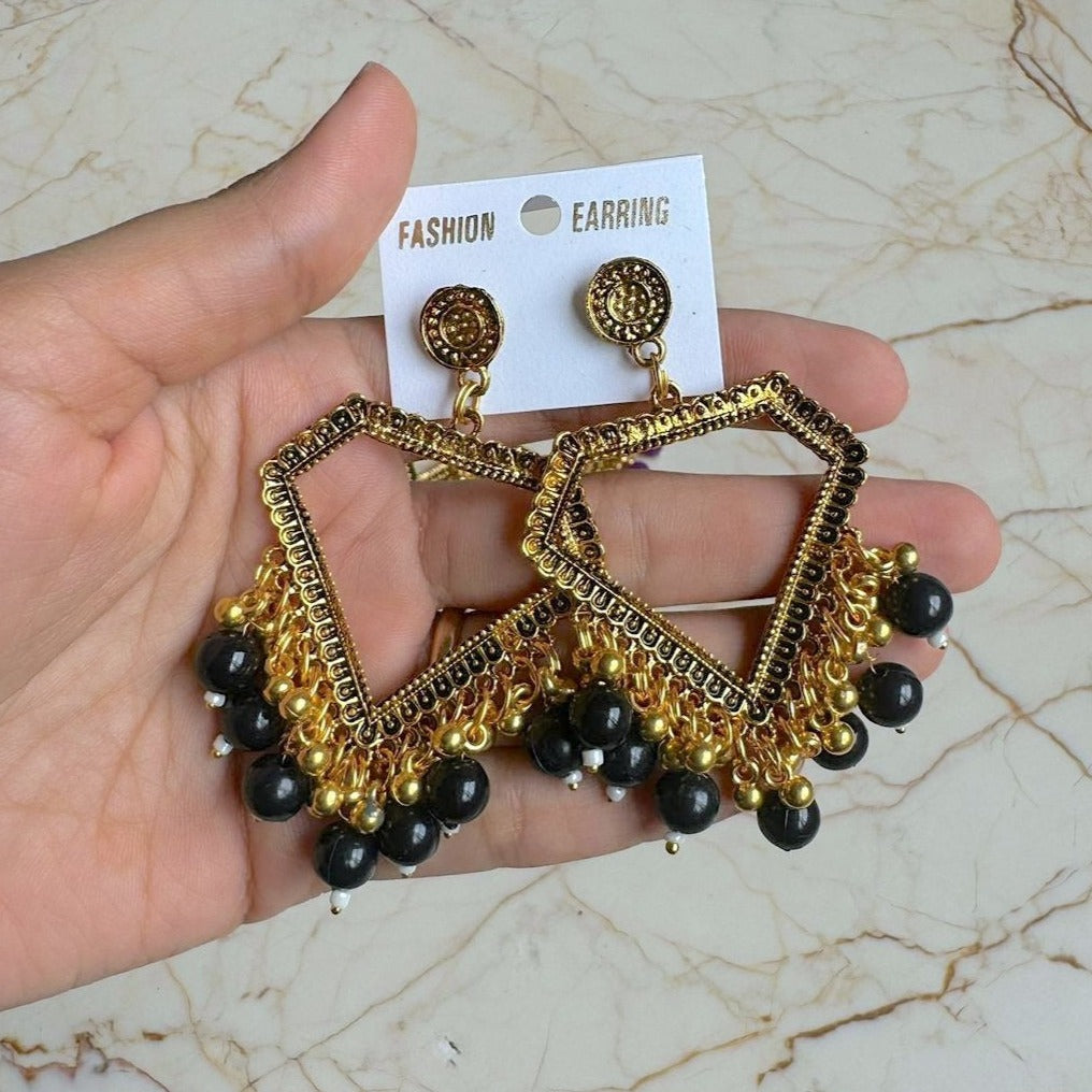 Triangle Earring / Jhumka Bezel