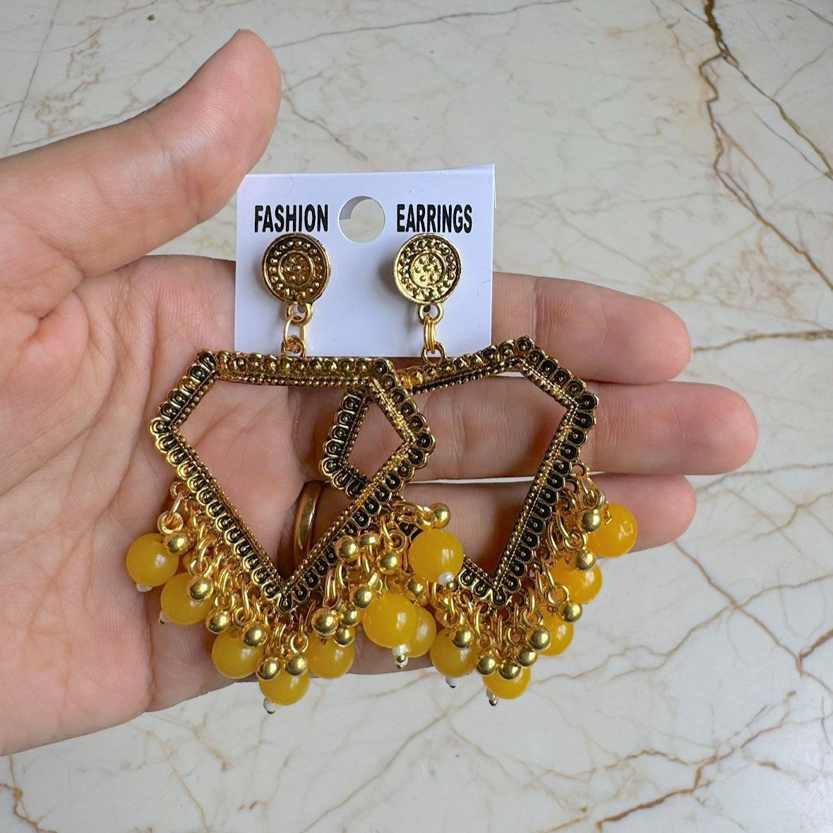 Triangle Earring / Jhumka Bezel