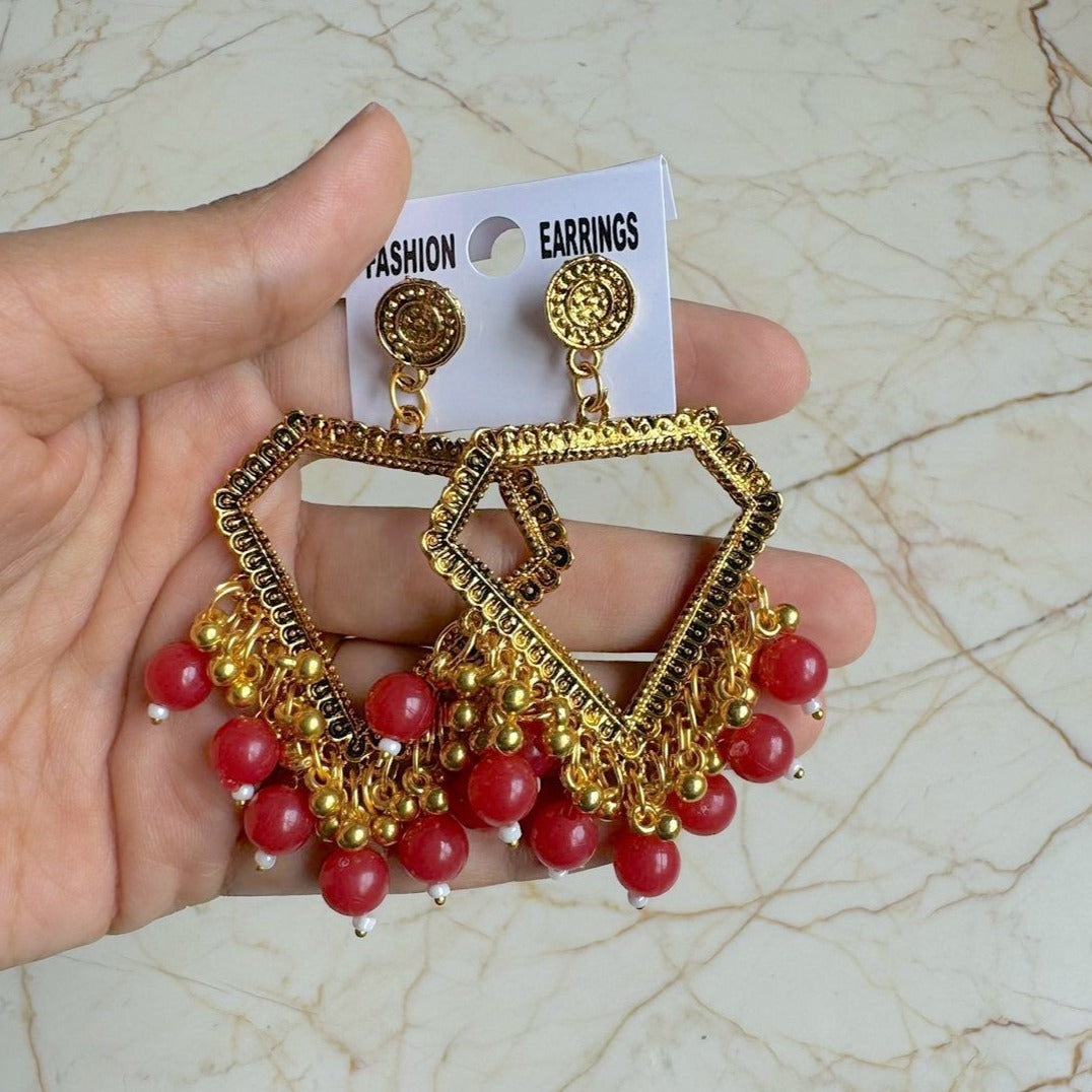 Triangle Earring / Jhumka Bezel