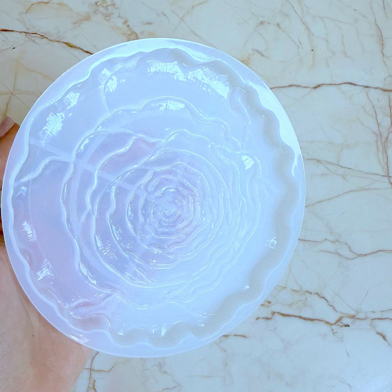 3D Rose Coaster Mould