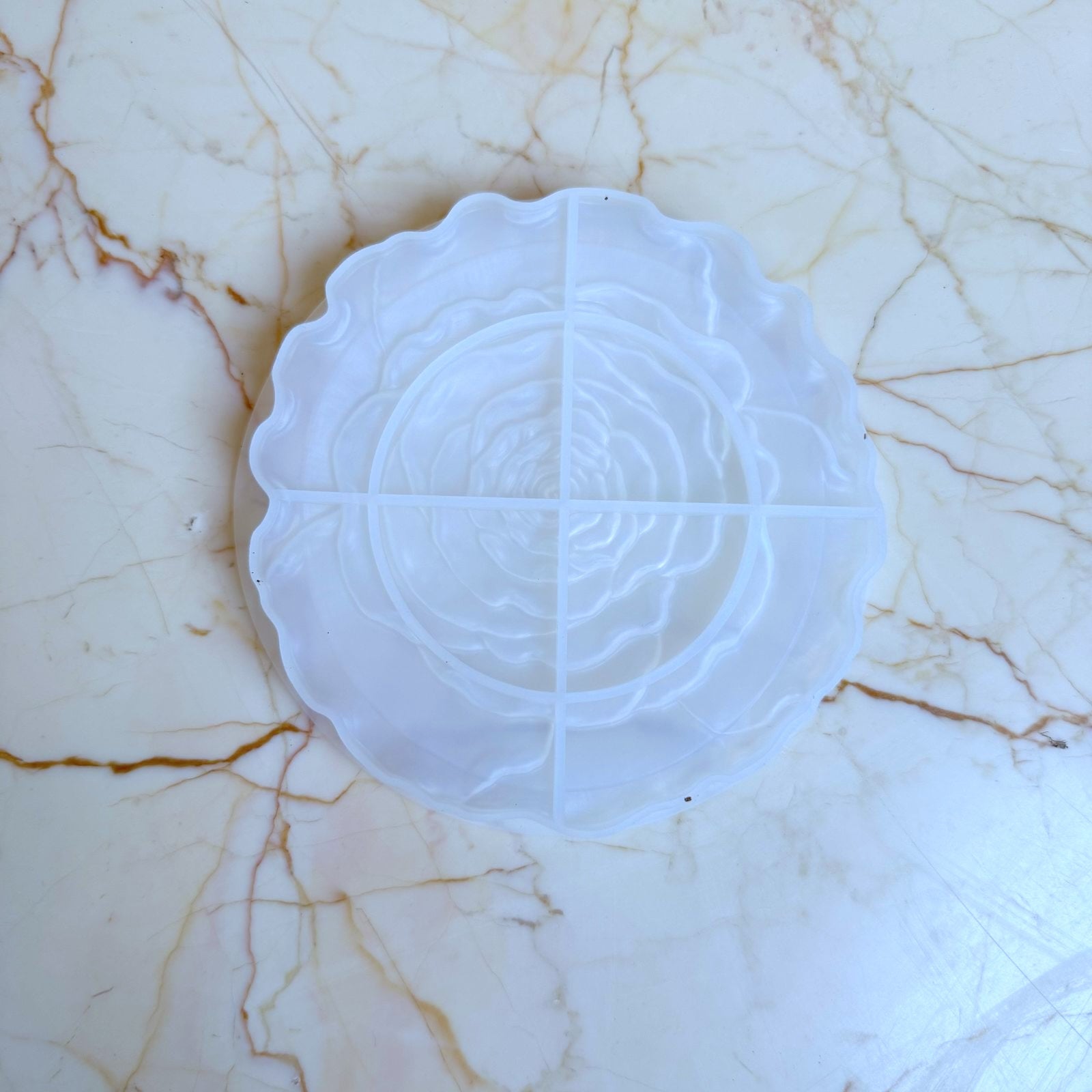 3D Rose Coaster Mould