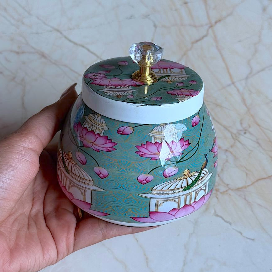 Metal Jars for Dry fruits / Candle Jar