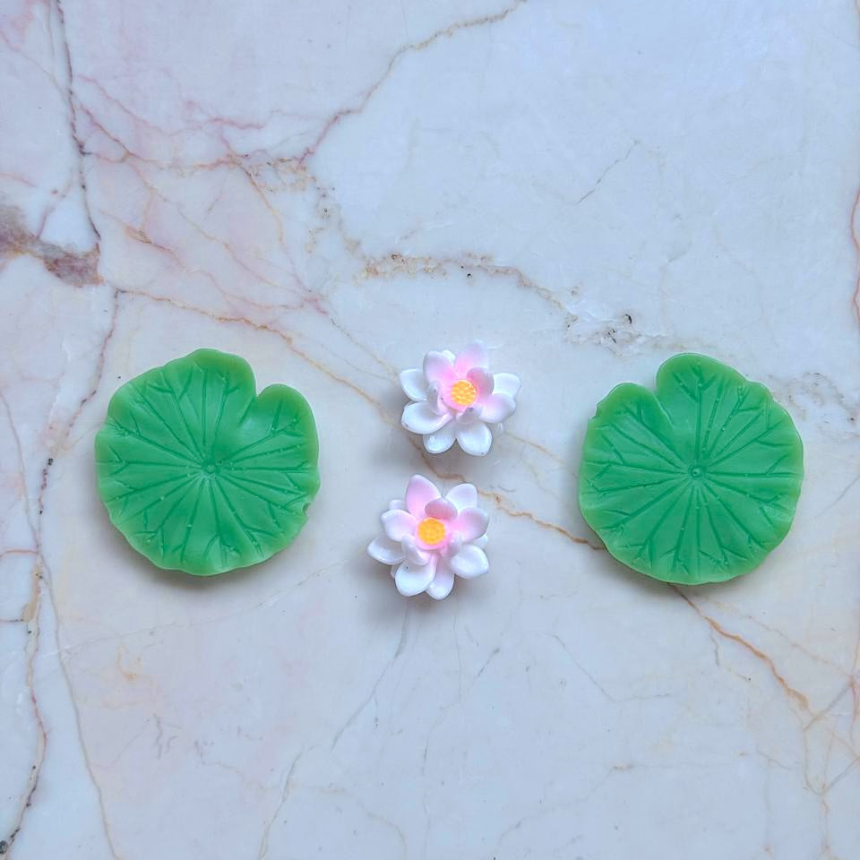 Miniature Lotus Mould with Big Leaf