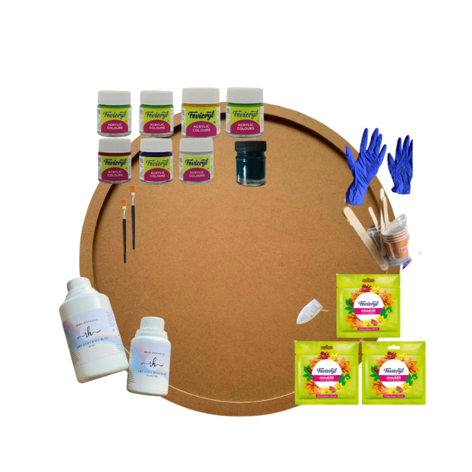 DU kit for Lotus pond workshop with various items on a white background