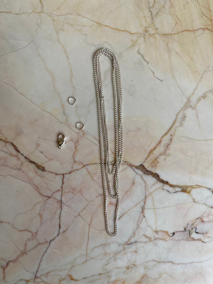 Pendent chain silver