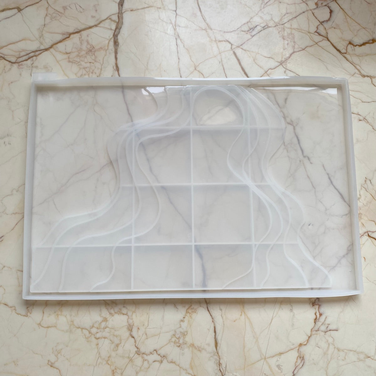 Ocean Layer Rectangle Tray Mould