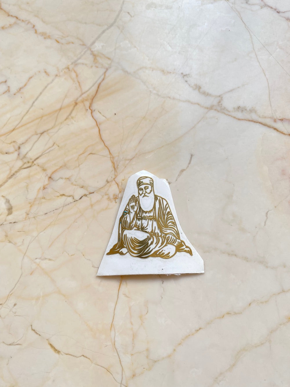 Guru nanak ji metallic sticker