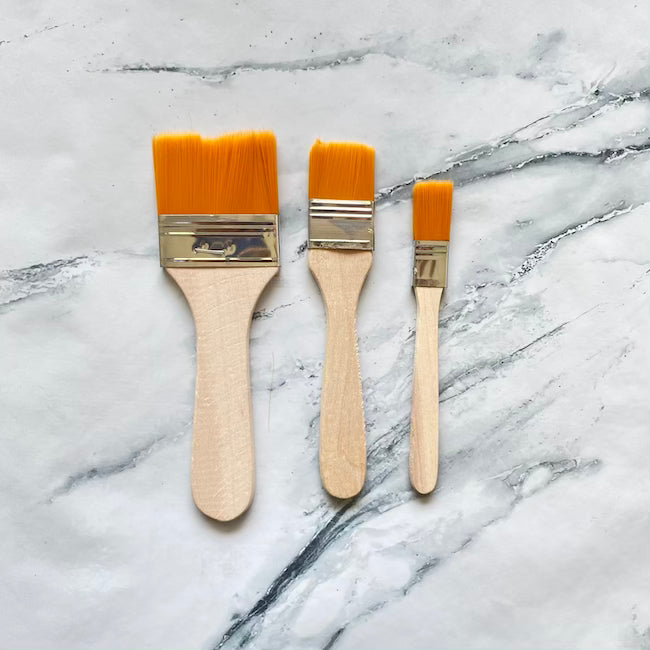 Gesso application brush Set of 3