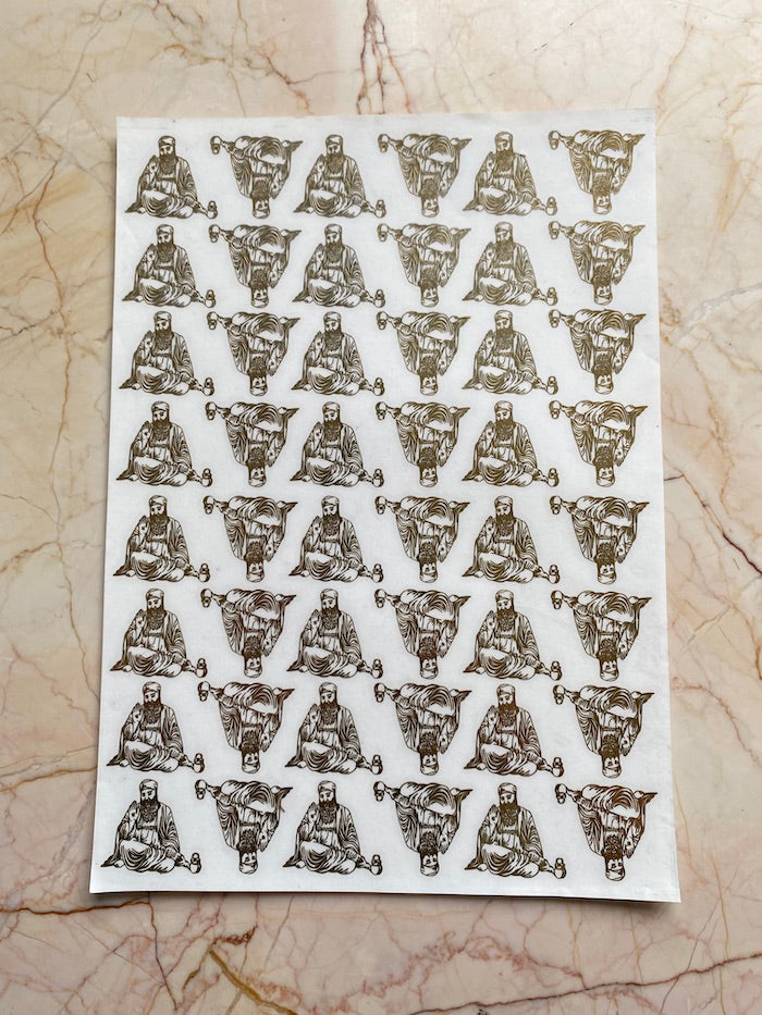 Guru Nanakji Metallic Sticker Sheet