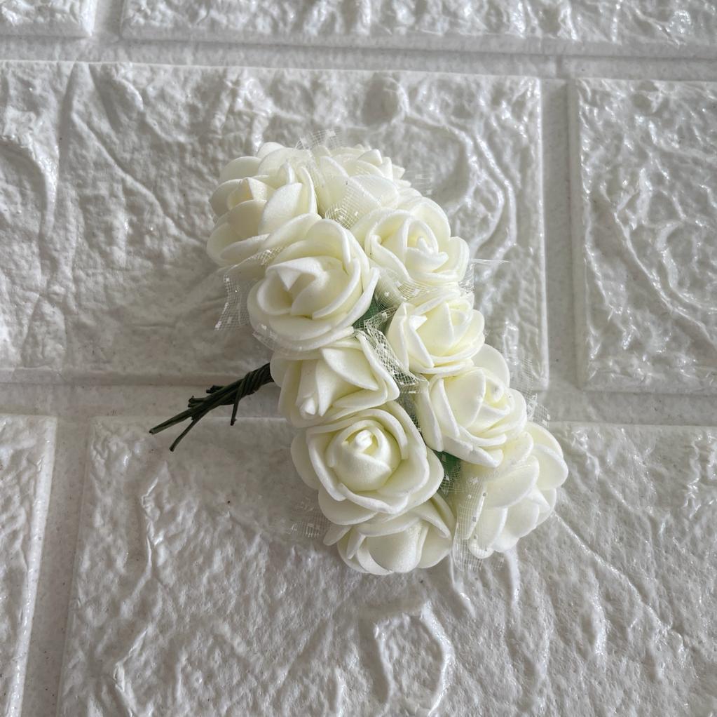 Foam Flowers - White