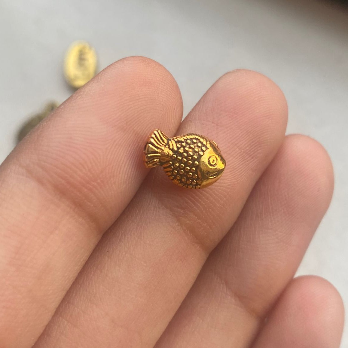 Fish Metal Charm - B