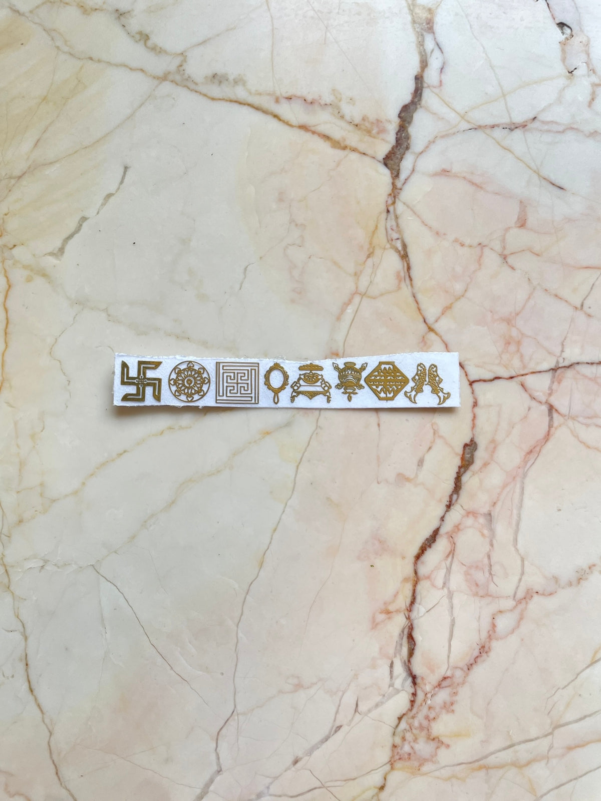 Asht Mangal Metallic Sticker